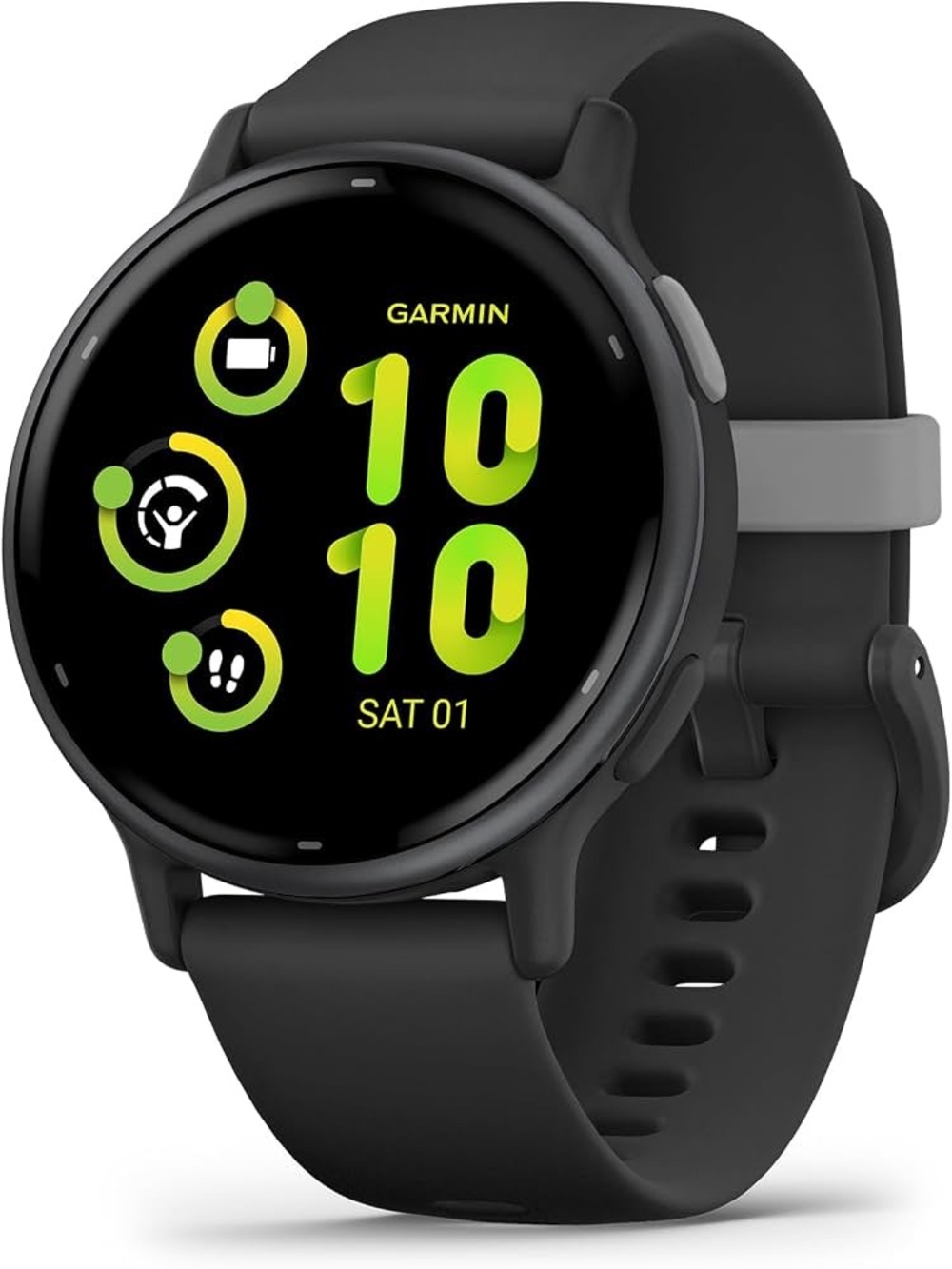 garmin Venu 2S Smartwatch - Black with Gray Accent